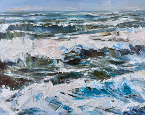 Vagues de Bretagne Olga Novokhatska