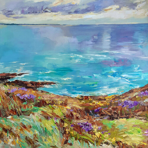 Sentier côtier par Olga Novokhatska, Peinture en vente sur Singulart