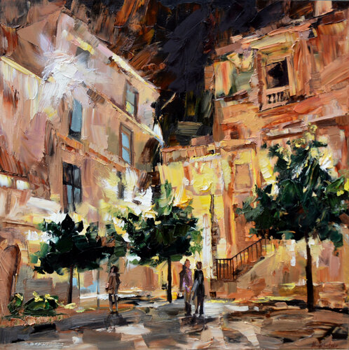 Un soir en Sicile par Olga Novokhatska, Peinture en vente sur Singulart