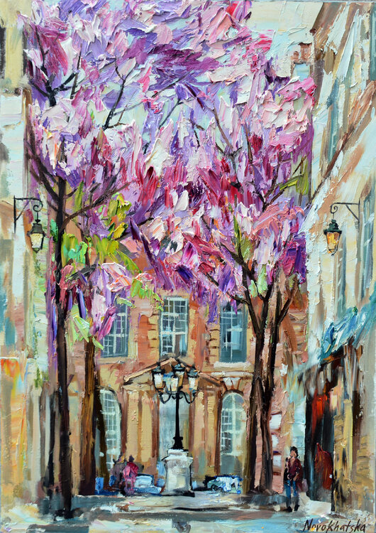 Place de Fürstenberg au printemps Olga Novokhatska