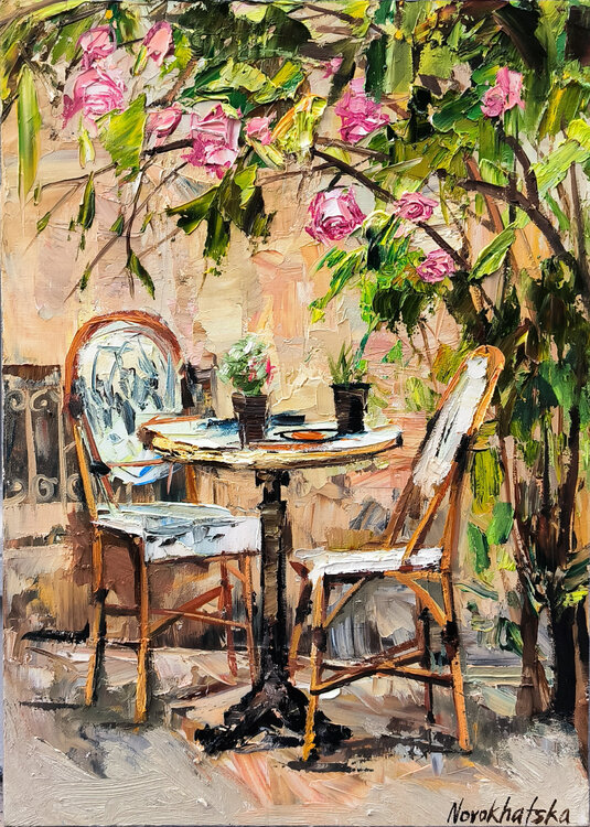 Table de bistrot Olga Novokhatska