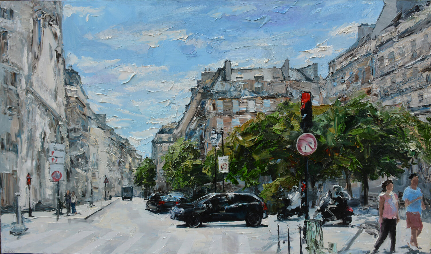 Près du Châtelet Olga Novokhatska Originalgemälde zu verkaufen