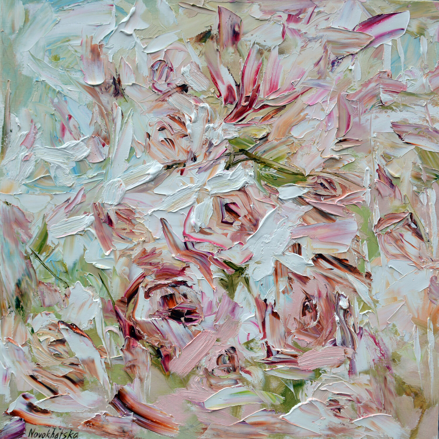 Roses blanches Olga Novokhatska