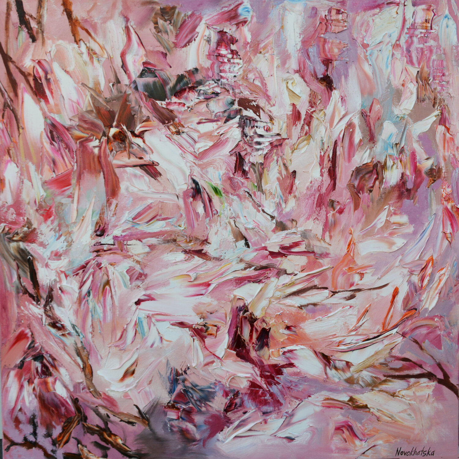 Fleurs abstraites Olga Novokhatska