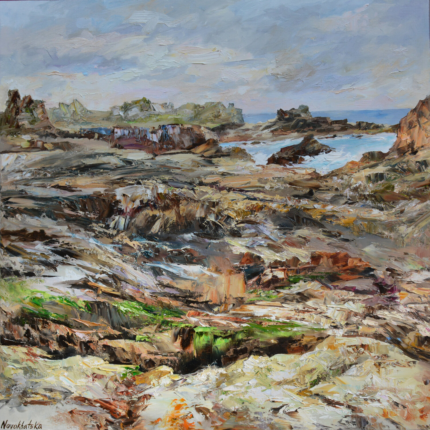 Les roches d'Ouessant III Olga Novokhatska Originalgemälde zu verkaufen