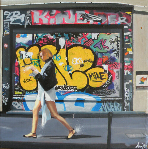 Rue des Marchands van Emilie Pannier, Schilderij te koop op Singulart