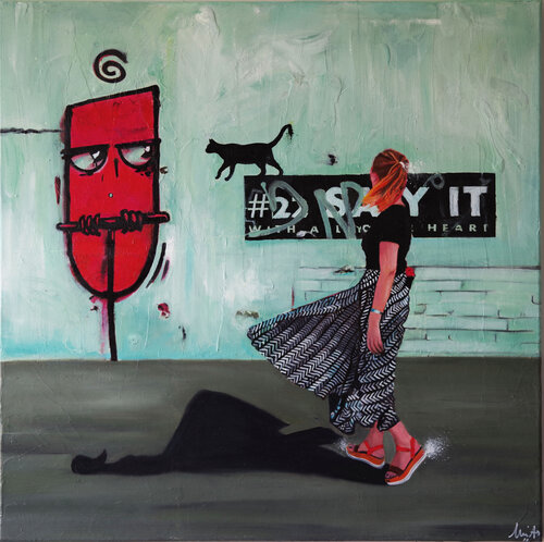 Say it ! de Emilie Pannier, Pintura a la venta en Singulart