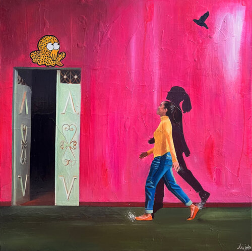 Allons mignonne voir si le rose de Emilie Pannier, Pintura a la venta en Singulart