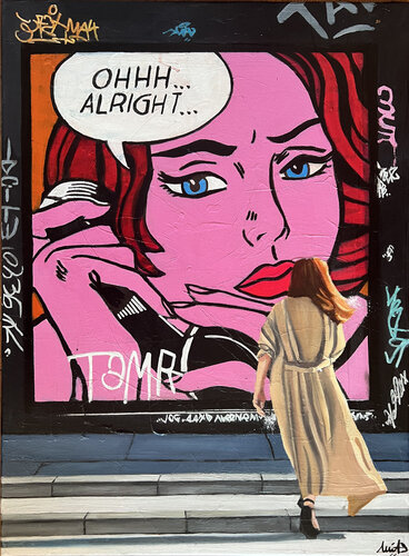 La jeune femme aux cheveux roux van Emilie Pannier, Schilderij te koop op Singulart