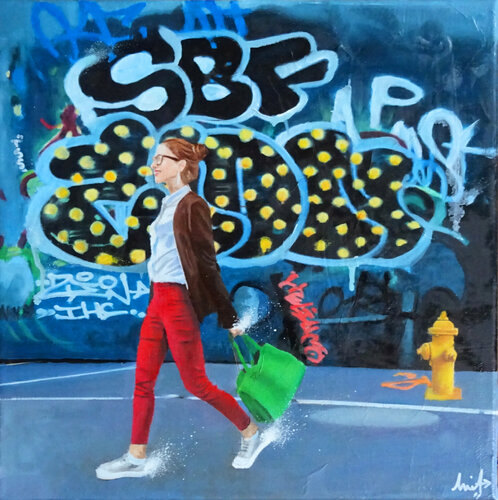 La Fantaisie de Rosalie de Emilie Pannier, Pintura a la venta en Singulart