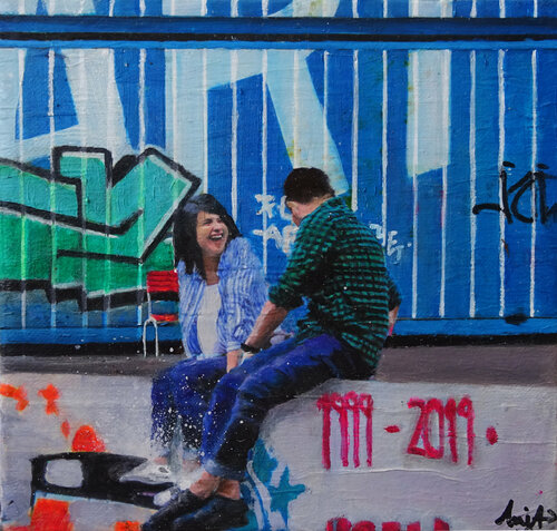 Rigolade van Emilie Pannier, Schilderij te koop op Singulart