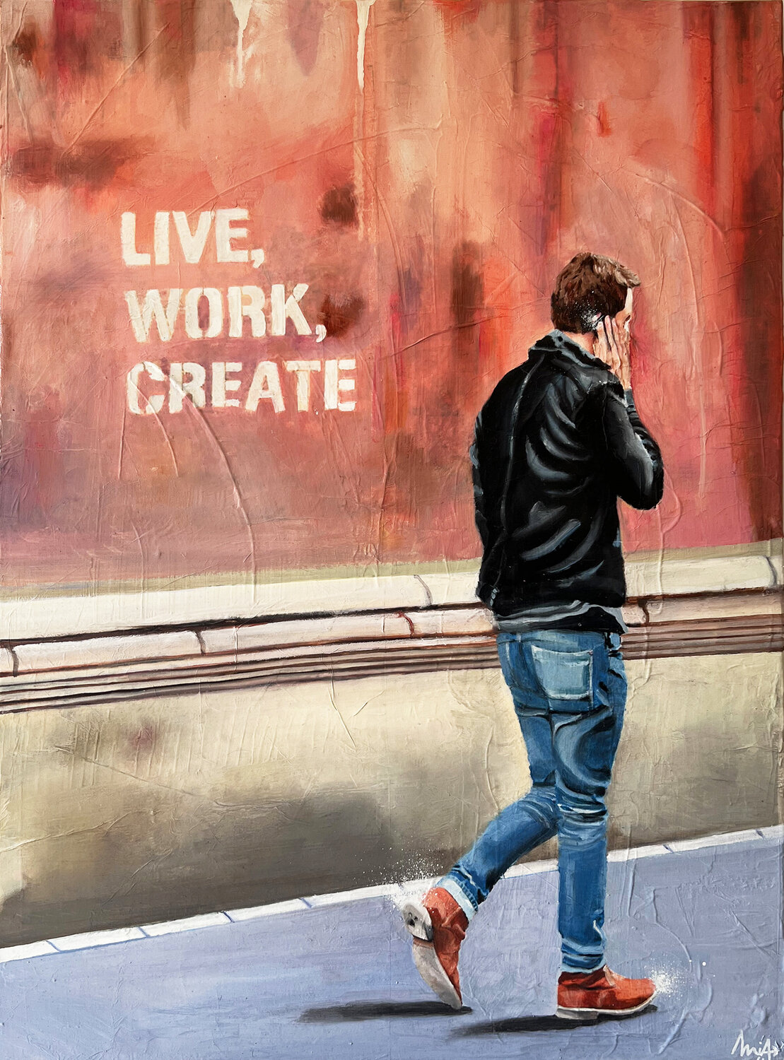 Live work create Emilie Pannier Pintura original en venta