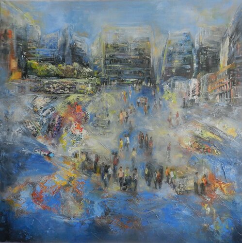 agitation di Lysiane Beck, Pittura in vendita su Singulart