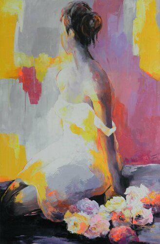 Printemps di Lysiane Beck, Pittura in vendita su Singulart