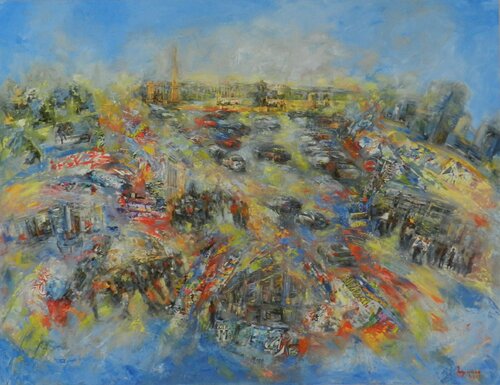 PARIS di Lysiane Beck, Pittura in vendita su Singulart