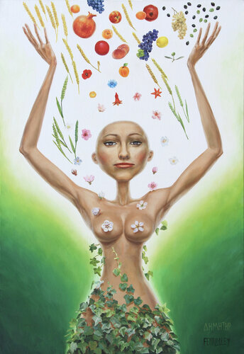 DEMETER van Myriam Feuilloley, Schilderij te koop op Singulart