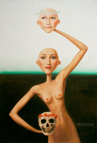 PERSEPHONE van Myriam Feuilloley, Schilderij te koop op Singulart