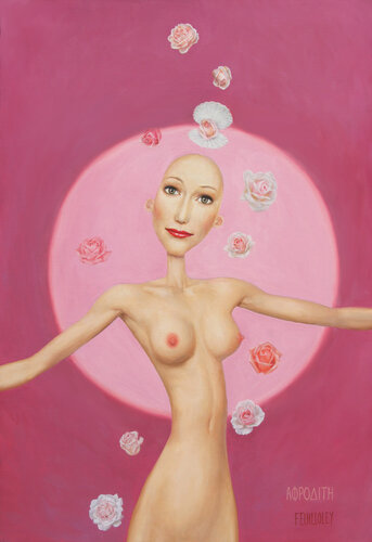 APHRODITE van Myriam Feuilloley, Schilderij te koop op Singulart