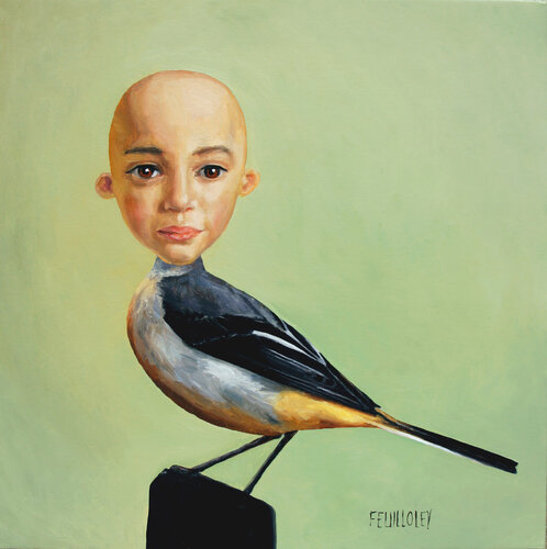 Chimère bergeronette von Myriam Feuilloley, Malerei kaufen auf Singulart