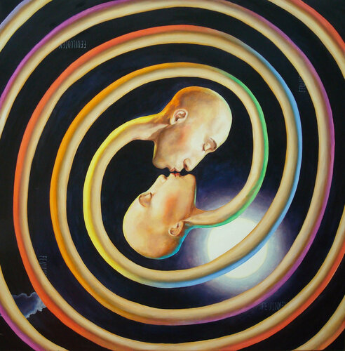 Moment d'éternité van Myriam Feuilloley, Schilderij te koop op Singulart