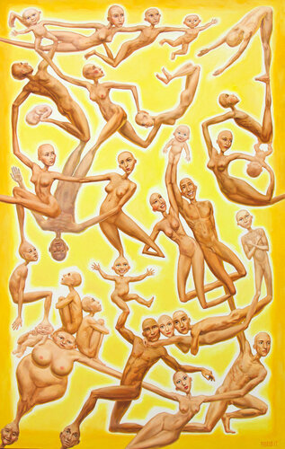 Généalogie by Myriam Feuilloley, 油畫 for Sale on Singulart