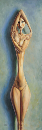 Réflexion by Myriam Feuilloley, 油畫 for Sale on Singulart