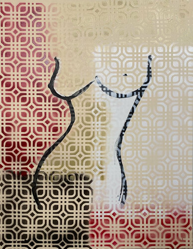 Female #60 van Stephanie Dillon, Schilderij te koop op Singulart