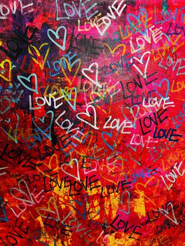 Heart #37 di Stephanie Dillon, Pittura in vendita su Singulart