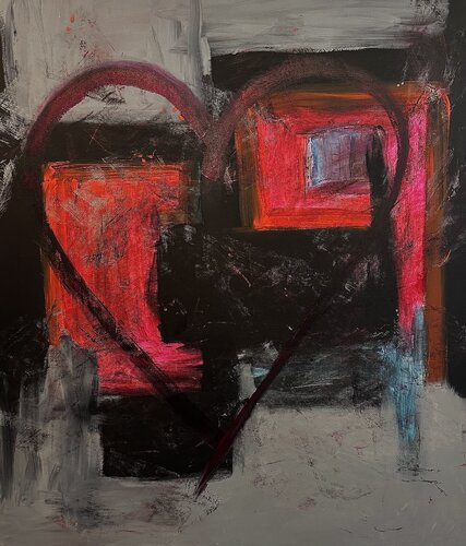 Heart 028 van Stephanie Dillon, Schilderij te koop op Singulart