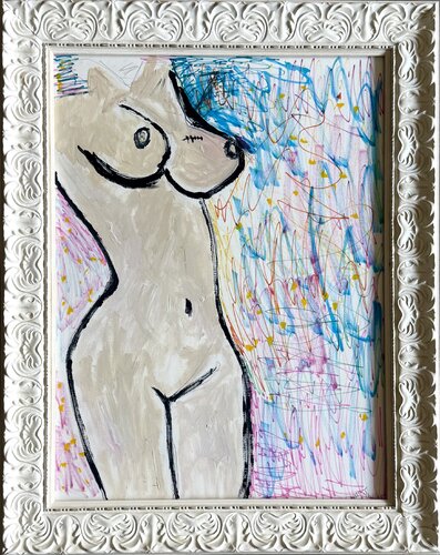 Female #34 van Stephanie Dillon, Schilderij te koop op Singulart