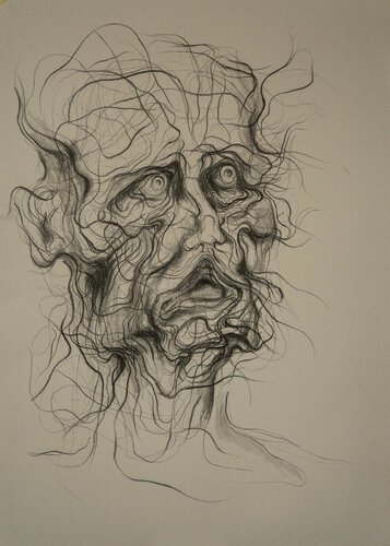 Kopf 33 by Wolfgang Eckert, Drawing for Sale on Singulart