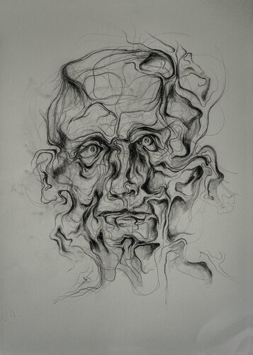Kopf 36 von Wolfgang Eckert, Zeichnungen kaufen auf Singulart