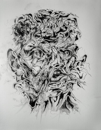 Kopf 39 von Wolfgang Eckert, Zeichnungen kaufen auf Singulart