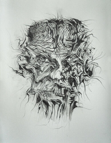 Kopf 42 von Wolfgang Eckert, Zeichnungen kaufen auf Singulart