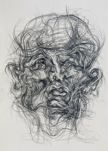 Kopf 08 by Wolfgang Eckert, Drawing for Sale on Singulart