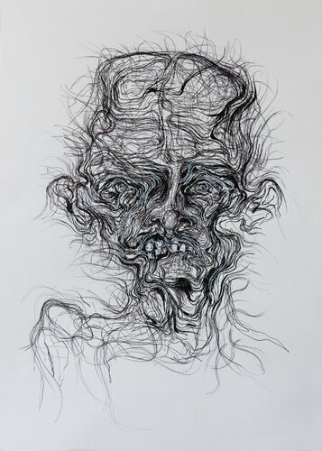 Kopf 22 par Wolfgang Eckert, Dessin en vente sur Singulart