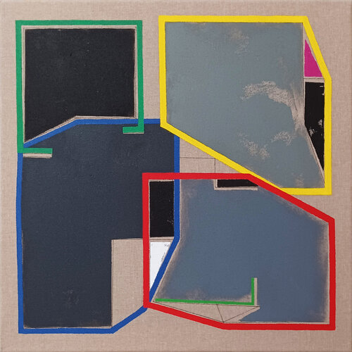 Confluent spaces by Luis Medina Manso, Painting for Sale on Singulart