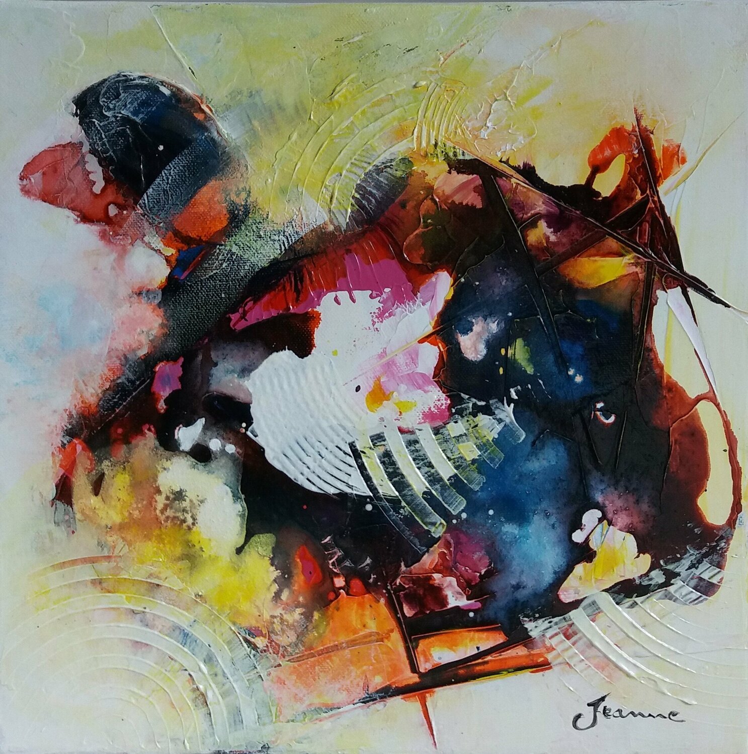 REF 320 Monique, la poule qui fit le tour du monde en bateau by JEANNE (2020) Painting REF 320 Monique, la poule qui fit le tour du monde en bateau by JEANNE (2020) Painting