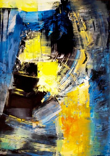 "01/21" di Dieter Crumbiegel, Pittura in vendita su Singulart