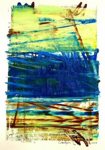 ohne Titel 2003 (2) by Dieter Crumbiegel, 종이 for Sale on Singulart