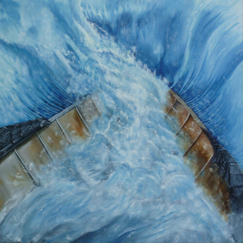 Sur le BatEau  Ivre von Myriam Bonnet, Malerei kaufen auf Singulart