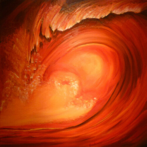 De Mer à Mère ( amère) en colère von Myriam Bonnet, Malerei kaufen auf Singulart