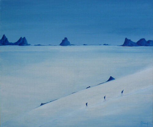 Vers Zenvie par Myriam Bonnet, Peinture en vente sur Singulart