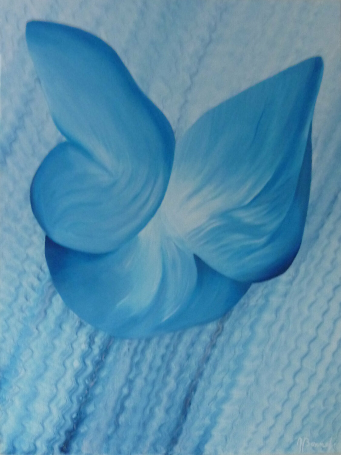 "Les Fées Papillon", Psyché Myriam Bonnet Originalgemälde zu verkaufen