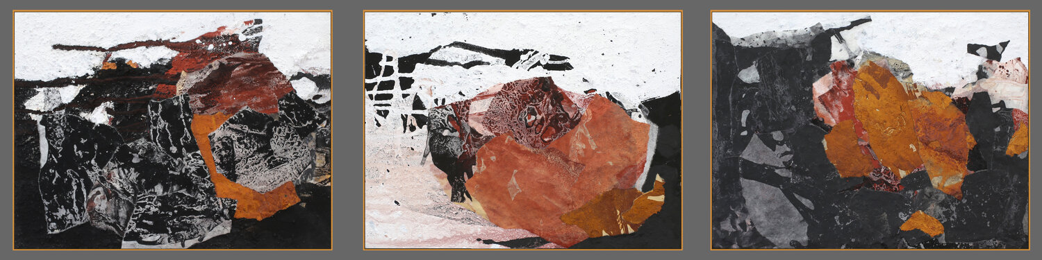 Earthy Nr. 1, Earthy Nr. 2, Earthy Nr. 3 Katja Gramann Originalgemälde zu verkaufen
