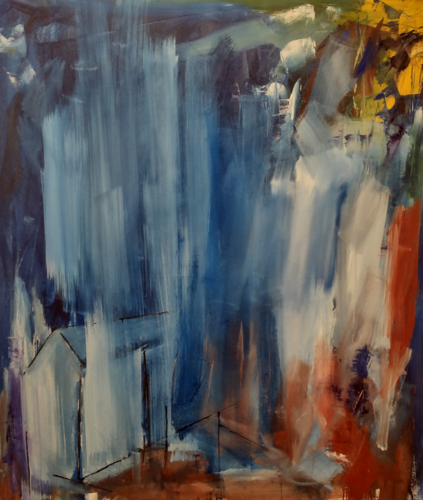 Life series: The architecture of color, mind and soul No 4 von Alejandro Naranjo, Malerei kaufen auf Singulart