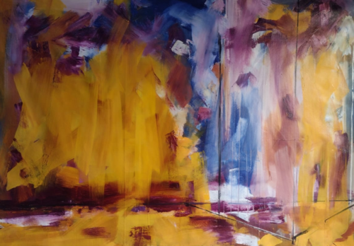 Life series - The architecture of color mind and soul, Horizon No 1 de Alejandro Naranjo, Pintura a la venta en Singulart