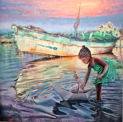 "El Sueño par Juan Francisco Gomez Cambronero, Peinture en vente sur Singulart
