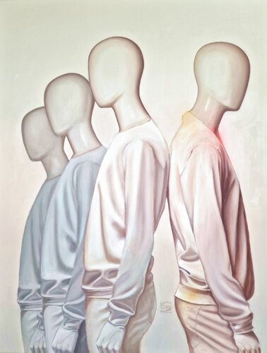 "Opposite" par Juan Francisco Gomez Cambronero, Peinture en vente sur Singulart