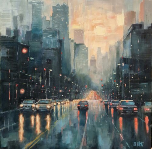 ATRACCIÓN by Juan Francisco Gomez Cambronero, Painting for Sale on Singulart